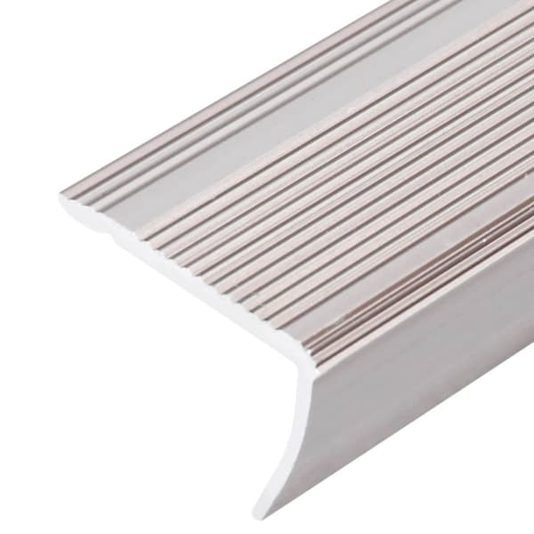 vidaXL L-formade halkskydd för trapp 5 st aluminium 100 cm champagne