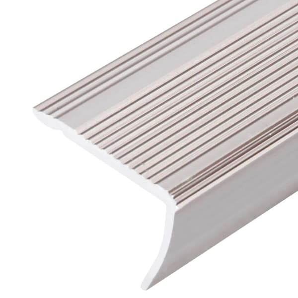 vidaXL L-formade halkskydd för trapp 5 st aluminium 100 cm champagne