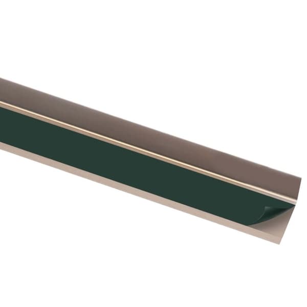 vidaXL L-formade halkskydd för trapp 5 st aluminium 90 cm brun