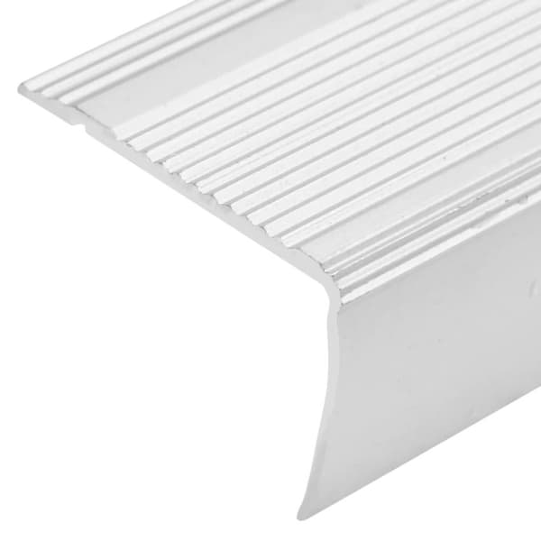 vidaXL 15 stk. trappelister L-facon 90 cm aluminium sølvfarvet