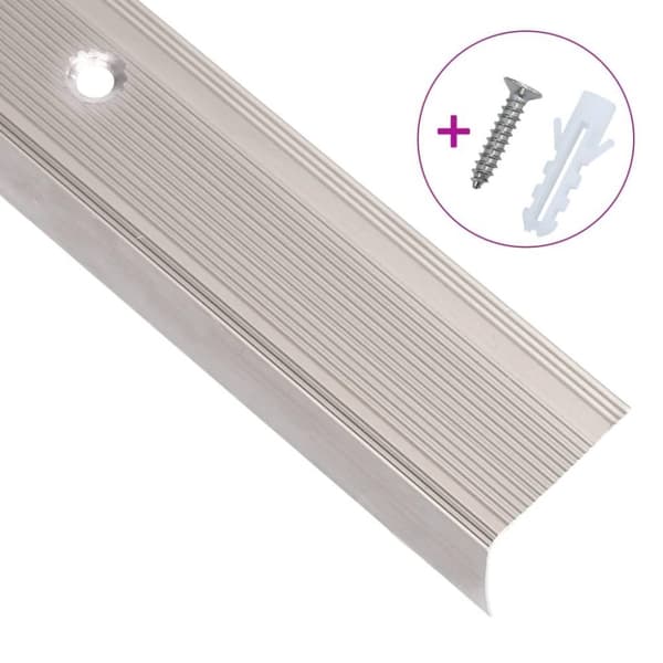 vidaXL 15 stk. trappelister L-facon 100 cm aluminium champagnefarvet