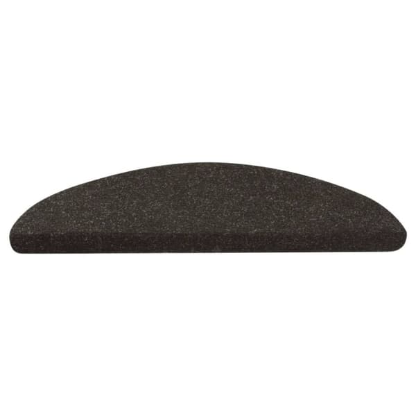 vidaXL selvklæbende trappemåtter 10 stk. 56x17x3 cm sort