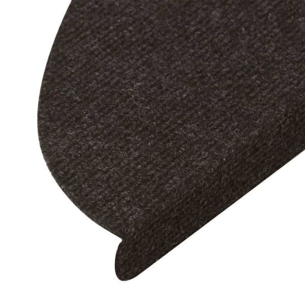 vidaXL selvklæbende trappemåtter 10 stk. 56x17x3 cm sort