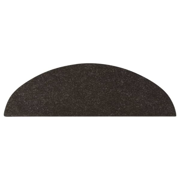 vidaXL Itsekiinnittyvät porrasmatot 10 kpl musta 65x22,5x3,5 cm
