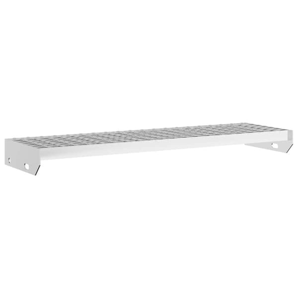 vidaXL Gallersteg 80x24x7 cm galvaniserat stål