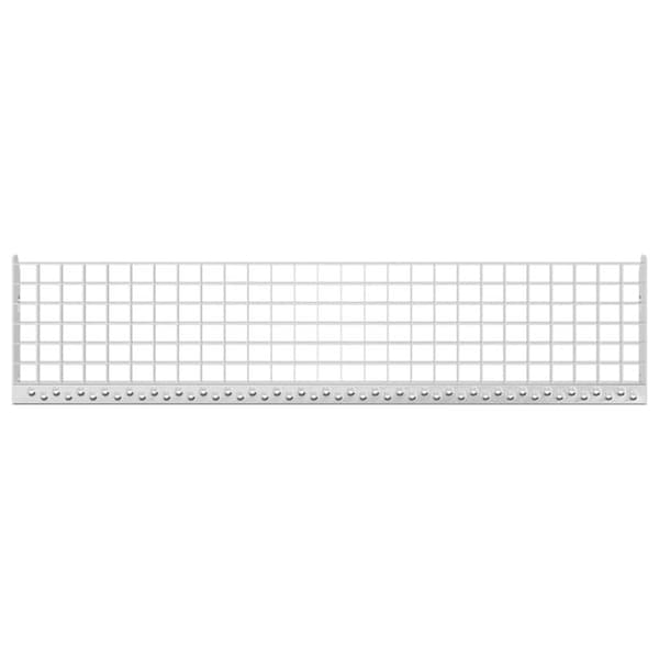 vidaXL trappetrin 100x24x7 cm trinrist galvaniseret stål