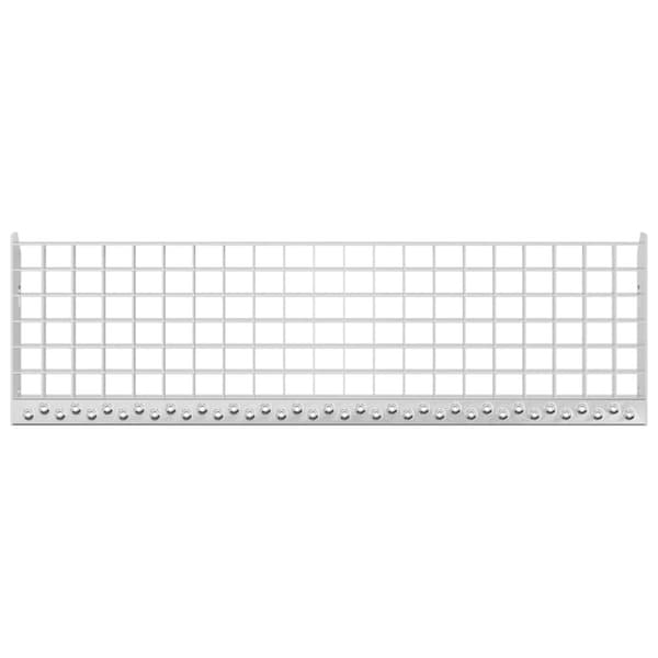 vidaXL trappetrin 80x24x7 cm trinrist galvaniseret stål