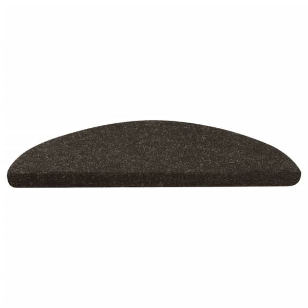 selvklæbende trappemåtter 10 stk. 56x17x3 cm antracitgrå