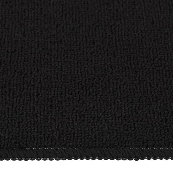 Trappstegsmattor halkfri 15 st 60x25 cm svart rektangulär