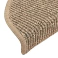 Pikkukuva 7 / 8: Itsekiinnittyvät porrasmatot 15 kpl 56x17x3 cm tumma beige