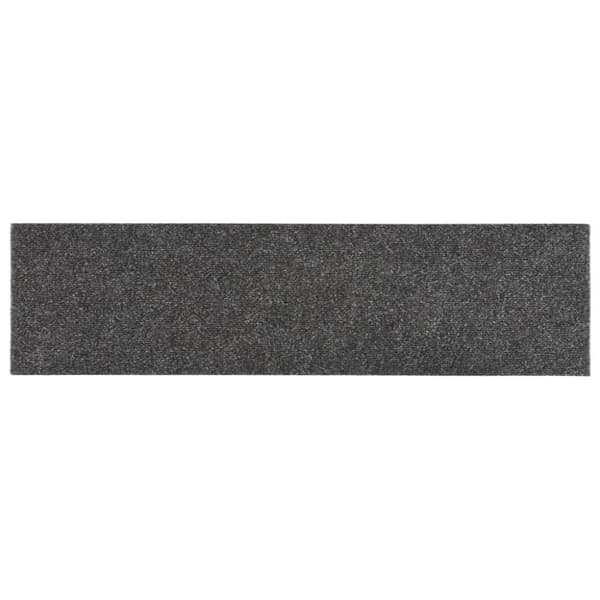 Itsekiinnittyvät porrasmatot 15 kpl 76x20 cm antrasiitti