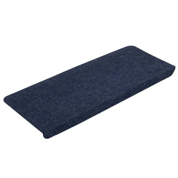 selvklæbende trappemåtter 15 stk. 65x24,5x3,5 cm blå