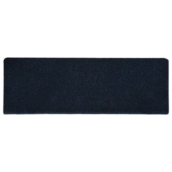 15 stk. trappemåtter tuftet 65x21x4 cm blå