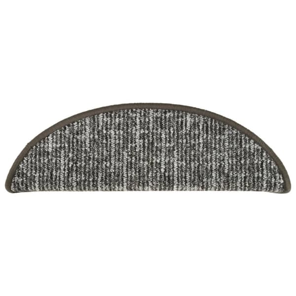 trappemåtter 15 stk. 56x17x3 cm Antracitgrå