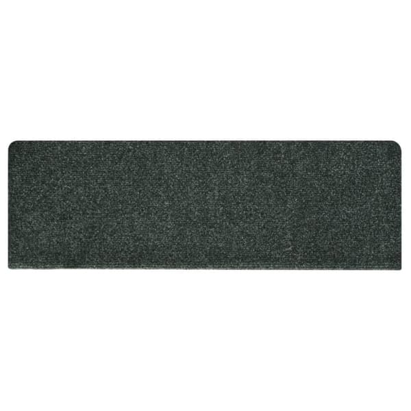 Trappstegsmattor 15 st nålad 65x21x4 cm brun