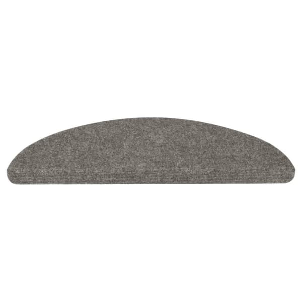 selvklæbende trappemåtter 10 stk. 65x22,5x3,5 cm grå