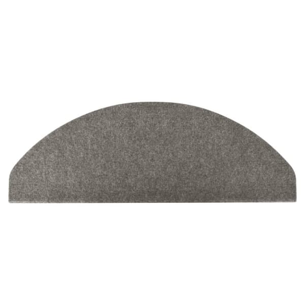 selvklæbende trappemåtter 10 stk. 65x22,5x3,5 cm grå