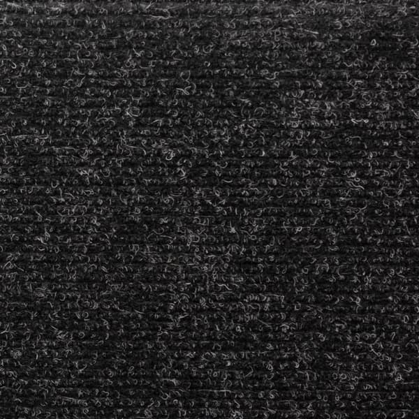 15 stk. trappemåtter tuftet 65x21x4 cm sort