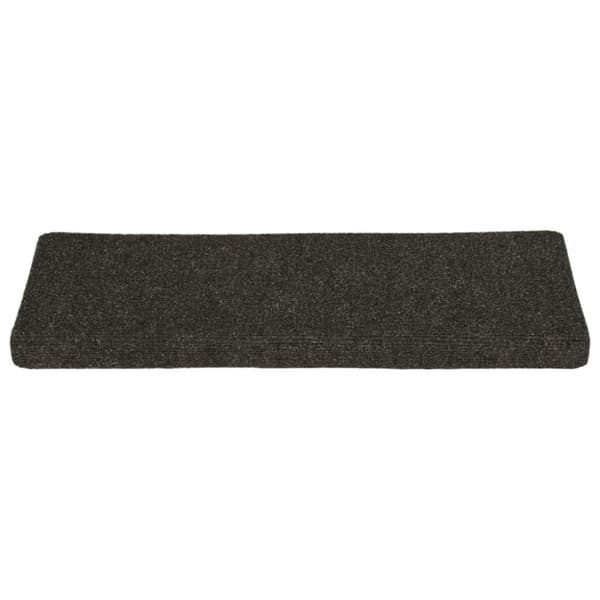 trappemåtter 15 stk. 65x21x4 cm tuftet antracitgrå