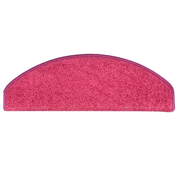 Trappstegsmattor 15 st rosa 65x21x4 cm