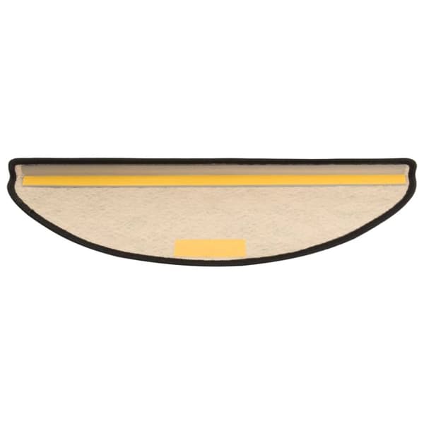 selvklæbende trappemåtter 15 stk. 65x21x4cm sisal-look antracit