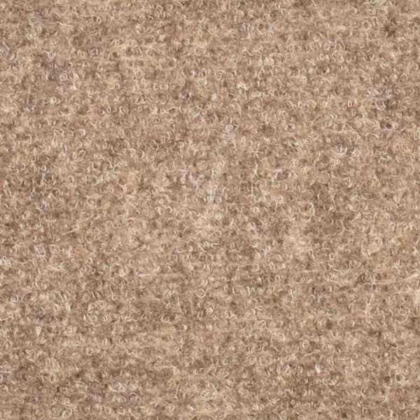 selvklæbende trappemåtter 15 stk. 56x17x3 cm tuftet cremefarvet