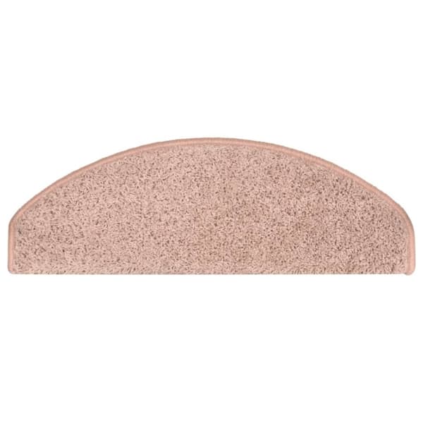 trappemåtter 15 stk. 65x21x4 cm lyserød