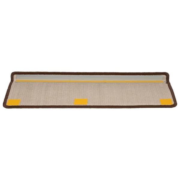 Trappstegsmattor 15 st 65x21x4 cm brun