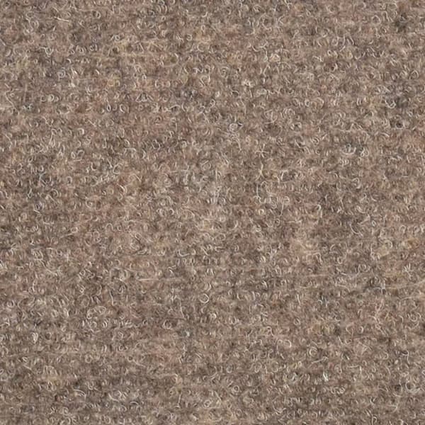 selvklæbende trappemåtter 10 stk. 65x21x4 cm tuftet cremefarvet