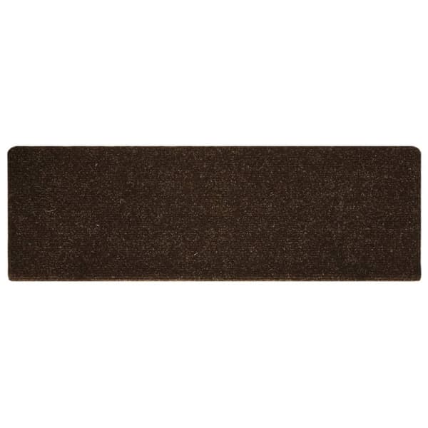 15 stk. trappemåtter tuftet 65x21x4 cm brun