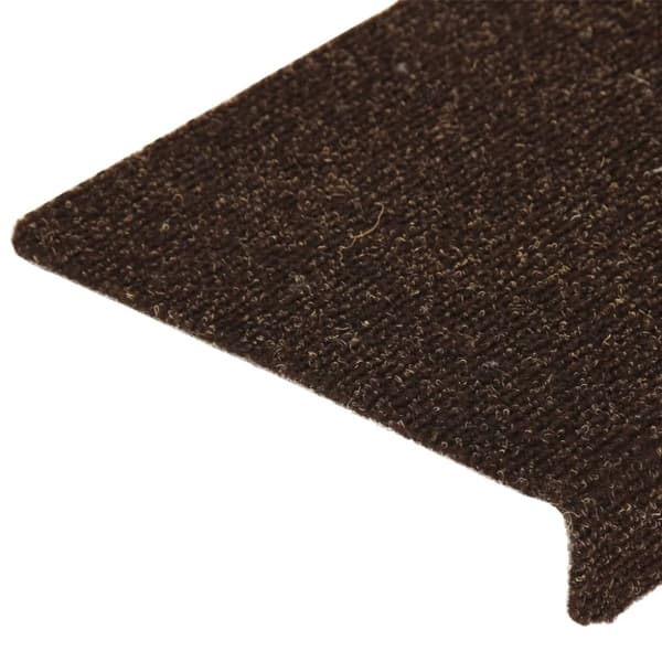 15 stk. trappemåtter tuftet 65x21x4 cm brun