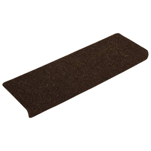 15 stk. trappemåtter tuftet 65x21x4 cm brun