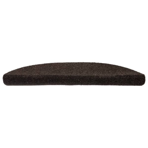 selvklæbende trappemåtter 5 stk. 56x17x3 cm tuftet brun