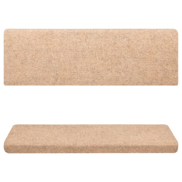 15 stk. trappemåtter tuftet 65x21x4 cm brun