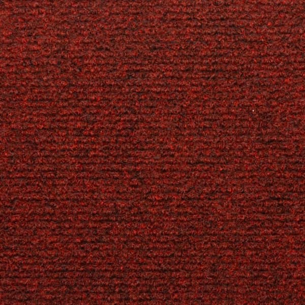trappemåtter 5 stk. 65x21x4 cm tuftet bordeauxfarvet