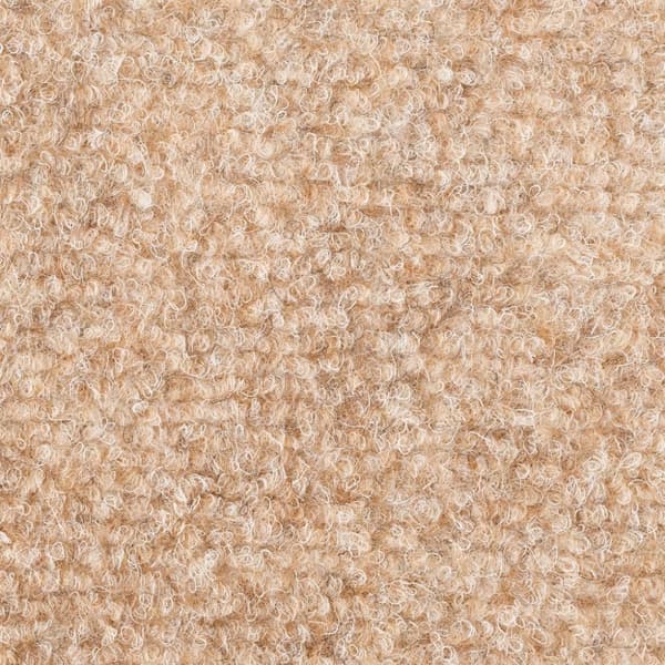 selvklæbende trappemåtter 10 stk. 56x17x3 cm tuftet brun