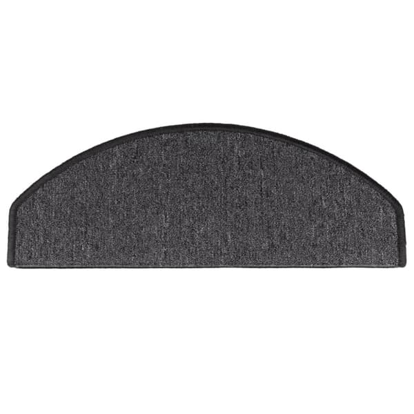 Trappstegsmattor 10 st 65x24x4 cm antracit