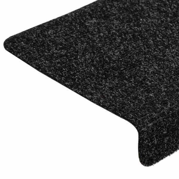 trappemåtter 5 stk. 65x21x4 cm tuftet sort