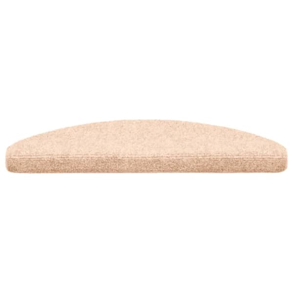 Trappstegsmattor självhäftande 5 st brun 65x21x4 cm brodyr