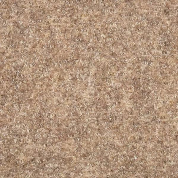 selvklæbende trappemåtter 10 stk. 56x17x3 cm tuftet cremefarvet