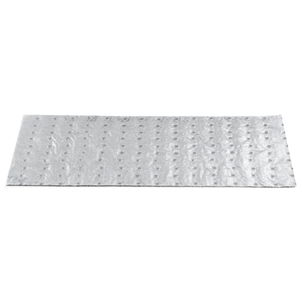 selvklæbende trappemåtter 15 stk. 60x25 cm rektangulær grå