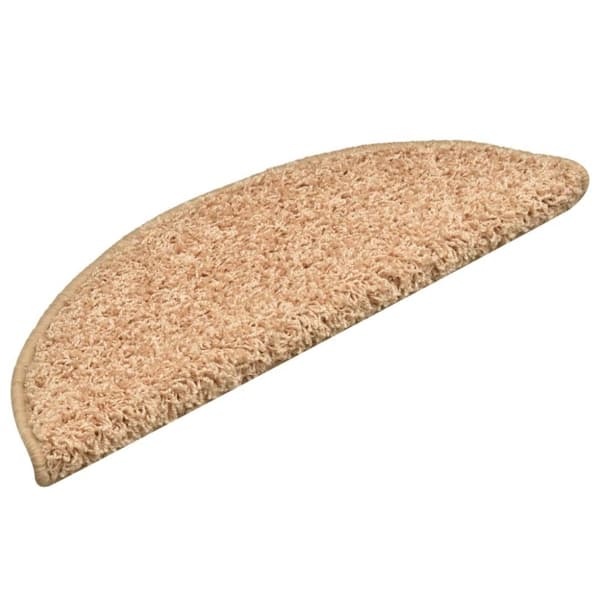 Trappstegsmattor 15 st guld 56x17x3 cm