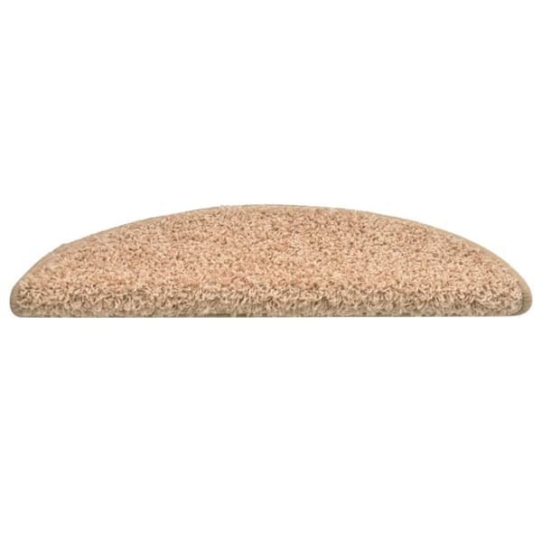 Trappstegsmattor 15 st guld 56x17x3 cm