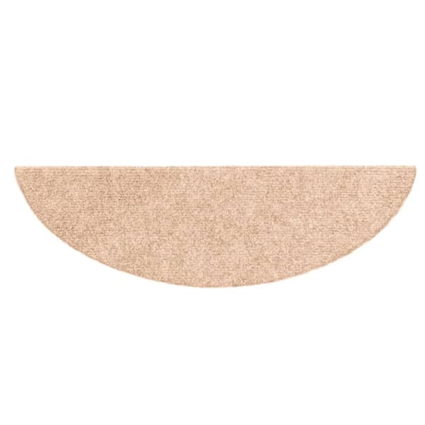 Itsekiinnittyvät porrasmatot 5 kpl ruskea 56x17x3 cm neulahuopa