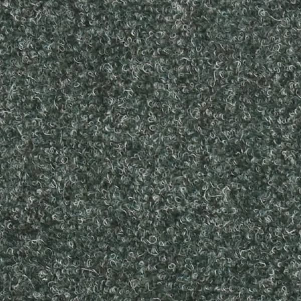 selvklæbende trappemåtter 10 stk. 56x17x3 cm tuftet grøn