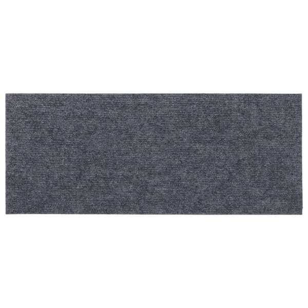 Itsekiinnittyvät porrasmatot suorakaide 15 kpl 60x25 cm harmaa