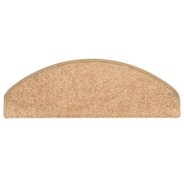 Trappstegsmattor 15 st guld 65x21x4 cm