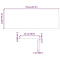 Miniatyrbild 10 av 10: Trappstegsmattor 12 pcs obehandlad 70x25x2 cm massiv ek