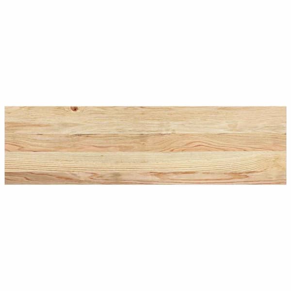 trappemåtter 16 stk ubehandlet 90x25x2 cm massivt egetræ