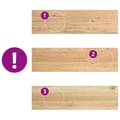 Miniatyrbild 6 av 10: Trappstegsmattor 12 pcs obehandlad 90x30x2 cm massiv ek